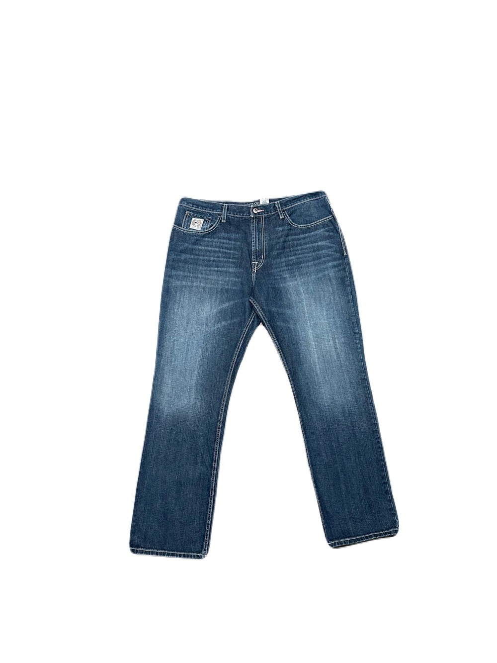 Cinch Jeans Mens 40x34 Blue Denim Straight Leg White Label Western Cowboy